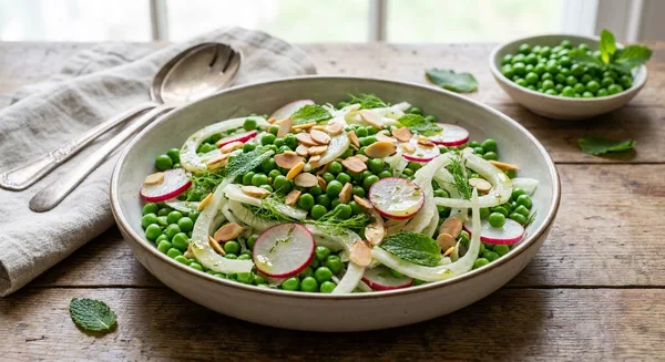 Spring Pea Fennel Salad