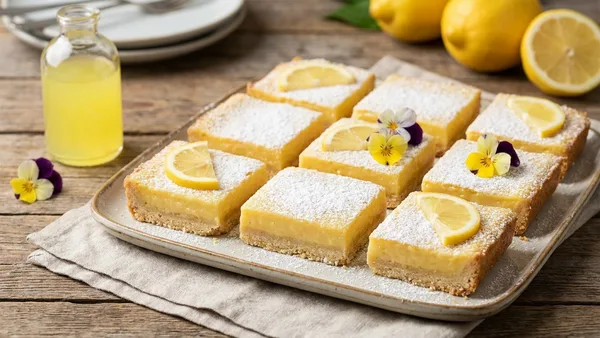 Limoncello Lemon Bars