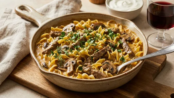Beef Stroganoff Casserole