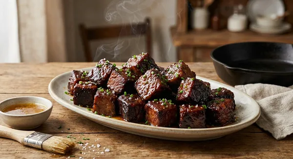 South Chicago Packing 100% Pure Smoked Brisket Burnt Ends with Tallow Glaze
