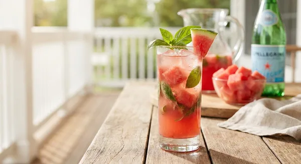 Watermelon Basil Mojito