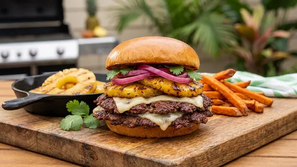 Hawaiian Style Smash Burger