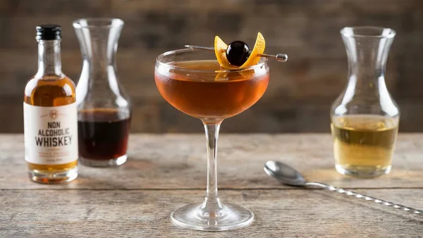 Non Alcoholic Manhattan