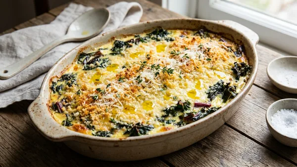 Bitter Greens Gratin