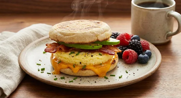 10-Min Microwave Egg Sandwich