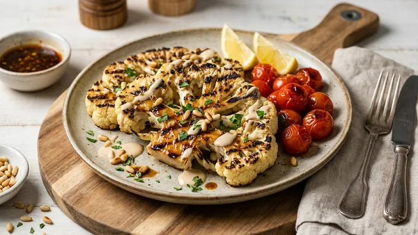 Grilled Cauliflower Steaks