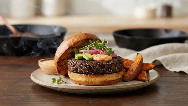 Smoked Black Bean Quinoa Burger
