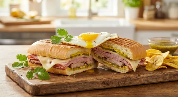 Cuban Breakfast Sandwich