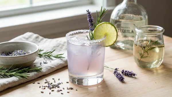 Lavender Rosemary Margarita