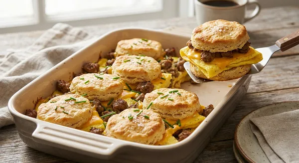 Sausage Egg Cheese Biscuit