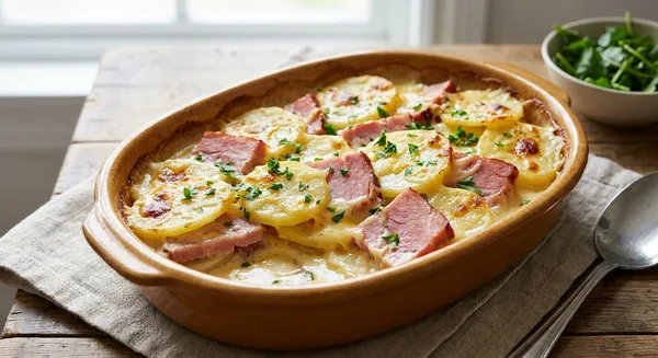 Scalloped Potatoes and Ham