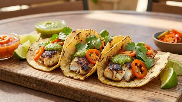 Grilled Baja Fish Tacos