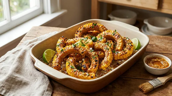 Corn Ribs Oven-Roasted Cajun Butter