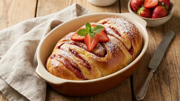 Strawberry Swirl Bread