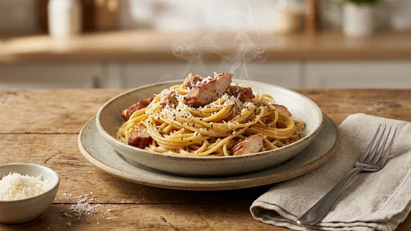 Smoked Chicken Carbonara