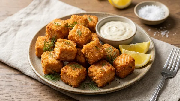 Air Fryer Salmon Bites