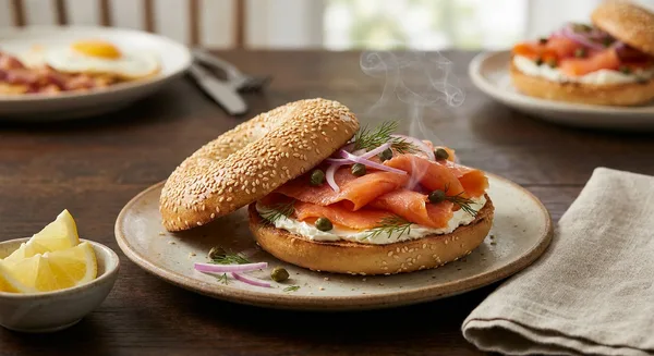 Smoked Salmon Bagel