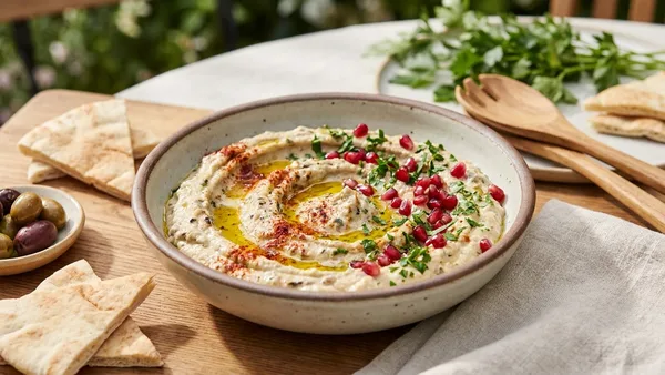 Grilled Eggplant Baba Ganoush