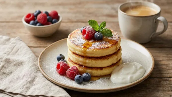 Cottage Cheese Pancakes