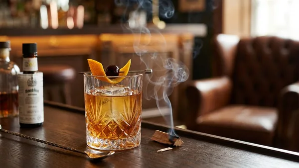 Scotch-Rinsed Old Fashioned