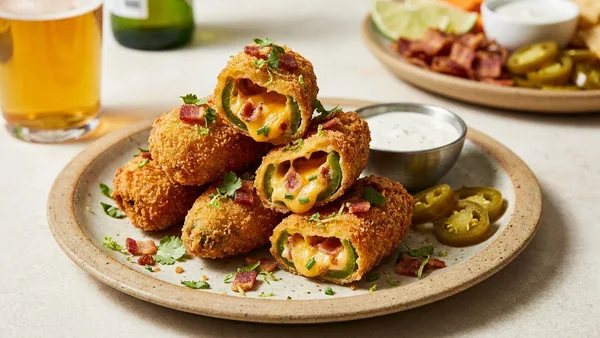 Fried Pickled Jalapeño Poppers