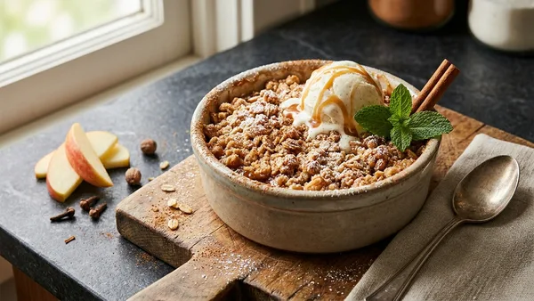 Air Fryer Apple Crisp