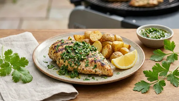 Grilled Chicken with Chimichurri