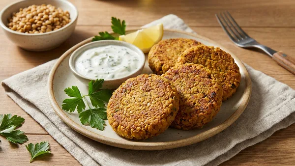 Air Fryer Lentil Patties