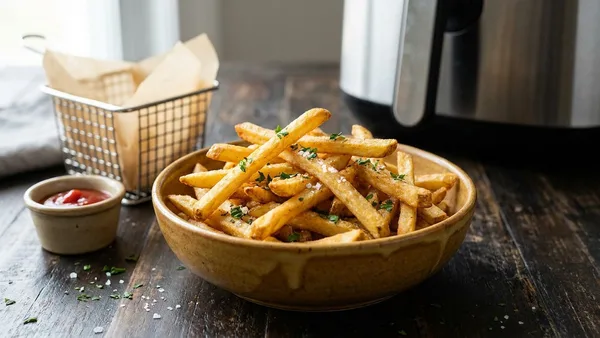 How to Make Frozen French Fries Extra Crispy in the Air Fryer