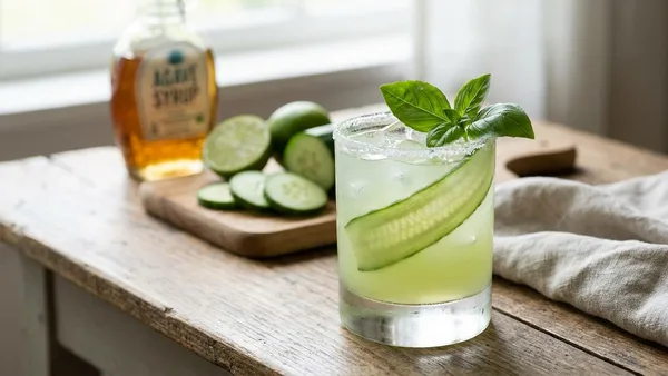 Cucumber Basil Margarita