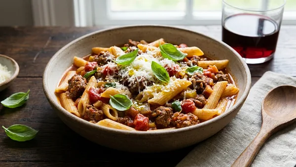 One-Pot Beef Bolognese