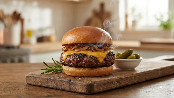 Smoked Wagyu Cheeseburger