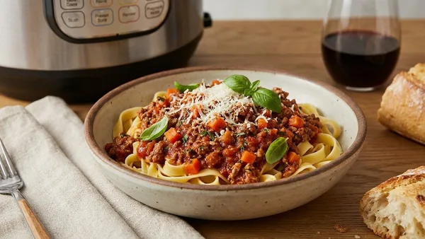 Instant Pot Bolognese for Busy Weeknights (Rich Ragu in 45 Minutes)