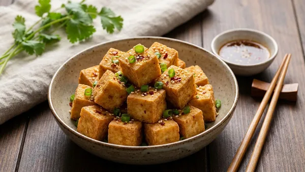 Air Fryer Crispy Tofu