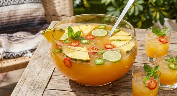 Shrub Pineapple Chile Punch