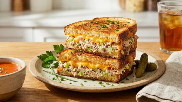 Air Fryer Tuna Melt