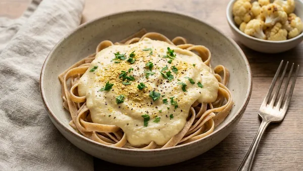 Cauliflower Alfredo Whole-Grain