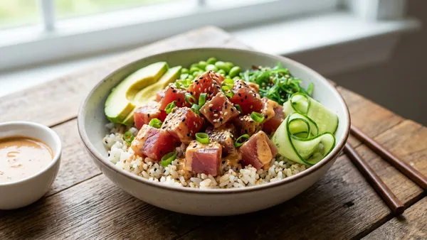 Spicy Tuna Poke Bowl