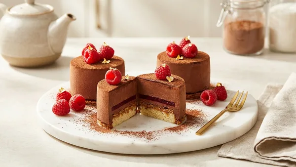 Mini Entremets Single-Serve Cakes