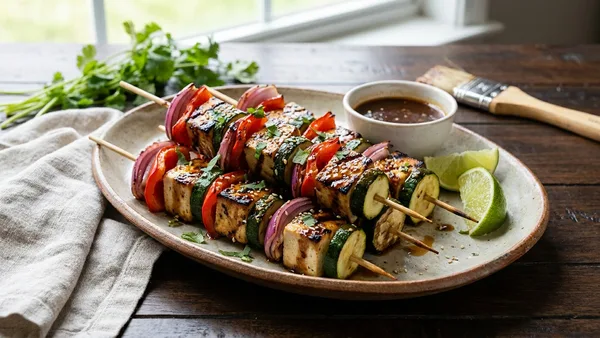 Grilled Tofu Skewers