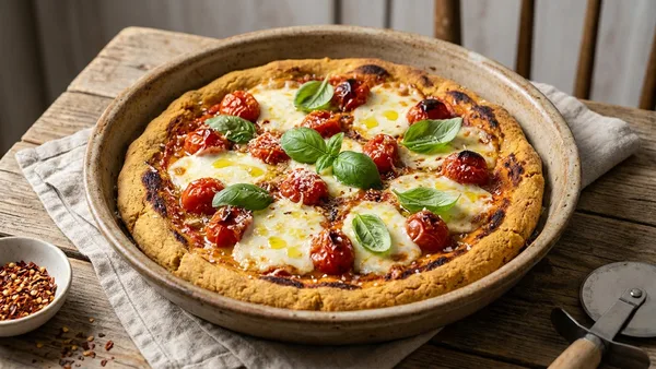 Chickpea Pizza Crust