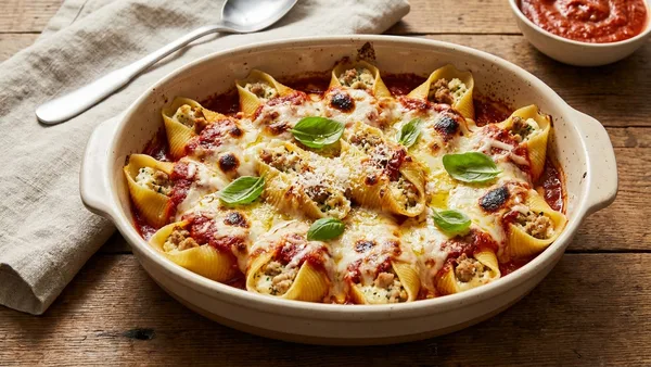 Ricotta Turkey Stuffed Shells