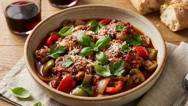 Slow Cooker Chicken Cacciatore