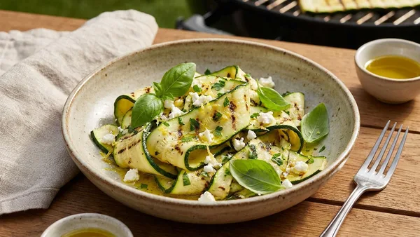 Grilled Zucchini Ribbons