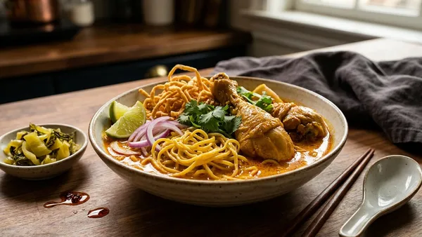 Khao Soi Coconut Curry Noodles