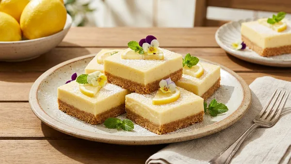 No-Bake Lemon Bars