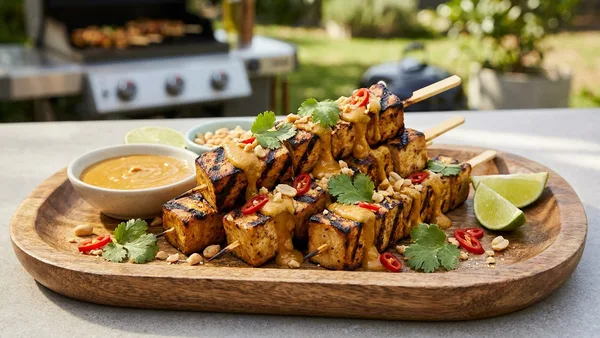 Tofu Satay Peanut Sauce