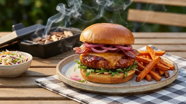 Smoked Chicken Burger