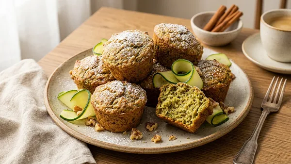 Vegan Zucchini Muffins