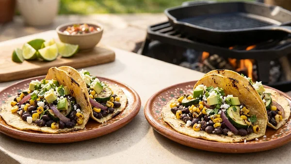 Grilled Black Bean Tacos
